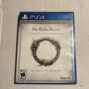 The Elder Scrolls Online Tamriel Unlimited for PlayStation 4 Great Condition